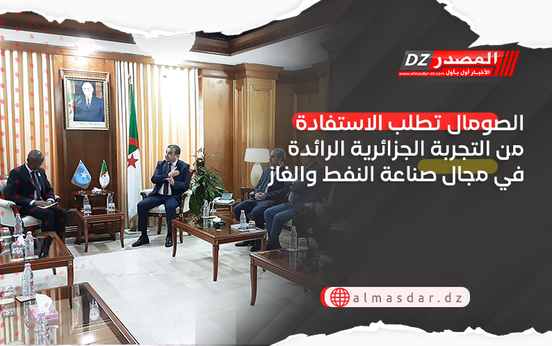 الصومال تطلب الاستفادة من التجربة الجزائرية الرائدة في مجال صناعة النفط والغاز