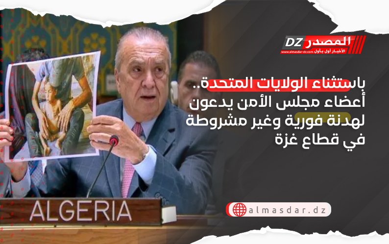 باستثناء الولايات المتحدة.. أعضاء مجلس الأمن يدعون لهدنة فورية وغير مشروطة في قطاع غزة