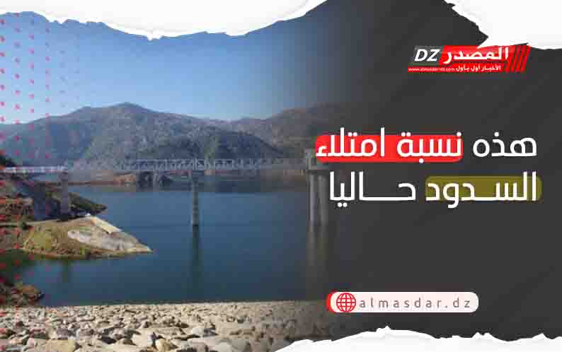 نسبة امتلاء السدود حاليا