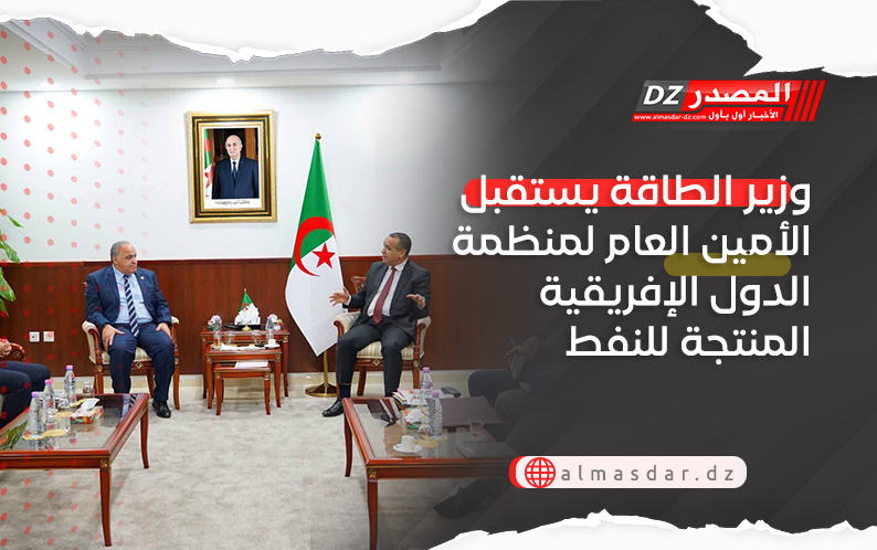 وزير الطاقة يستقبل الأمين العام لمنظمة الدول الإفريقية المنتجة للنفط