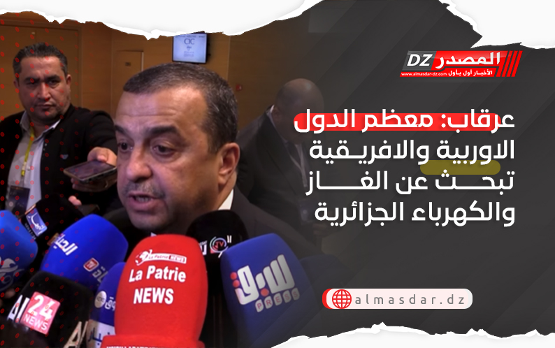 عرقاب: معظم الدول الاوربية والافريقية تبحث عن الغاز والكهرباء الجزائرية