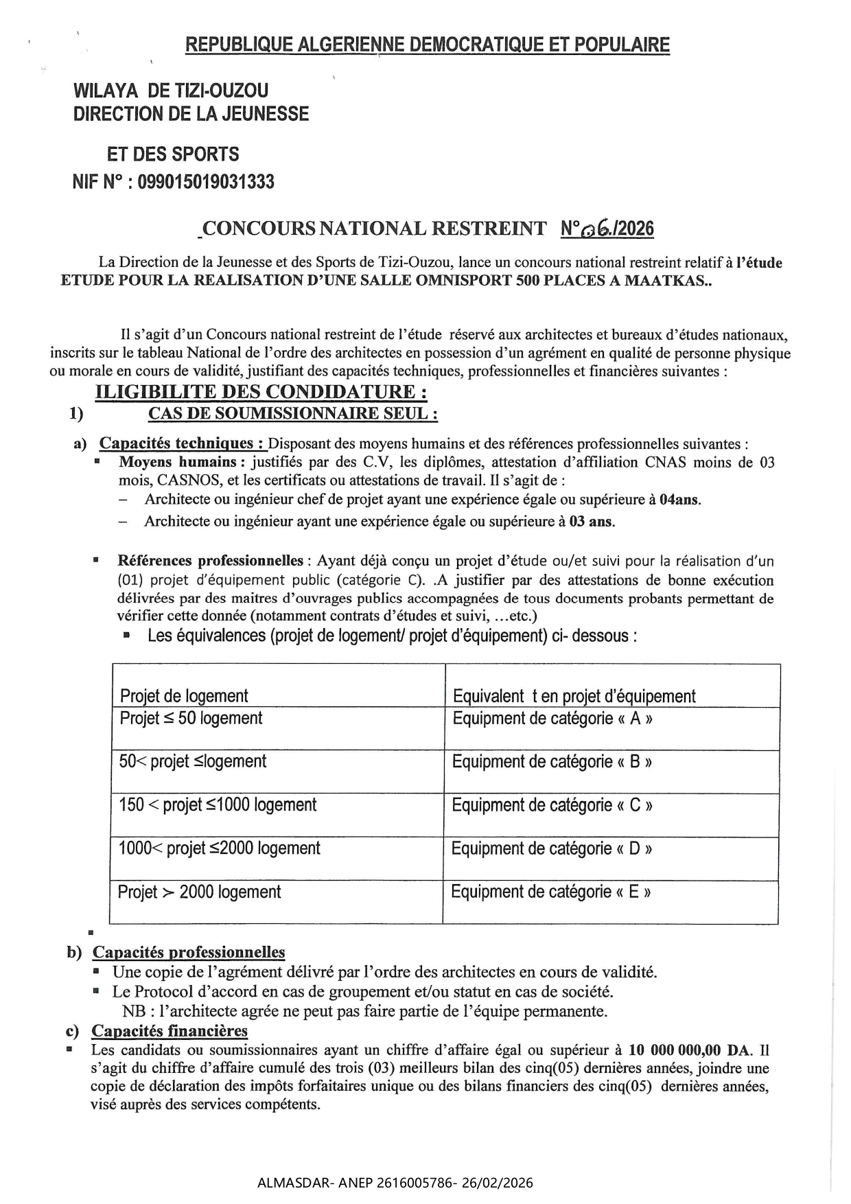concours national restreint n 06/2026